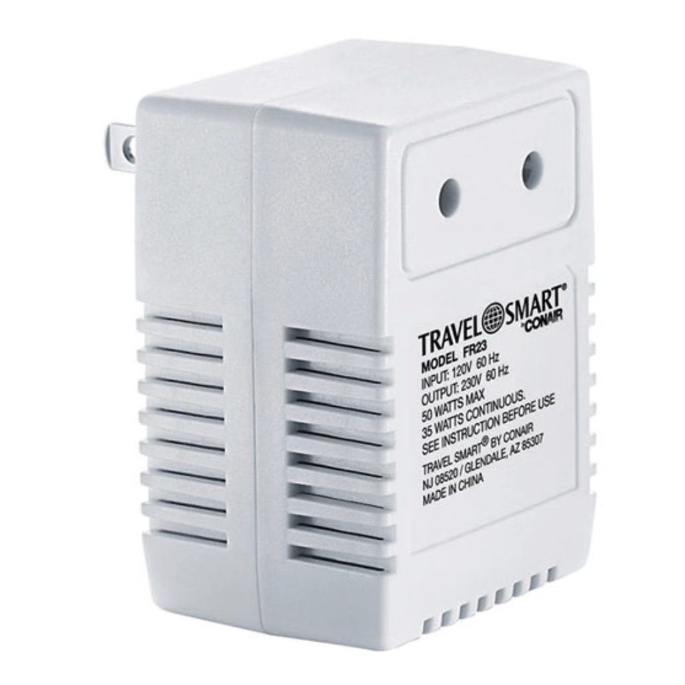 Travel Smart by Conair Reverse 50-Watt 110 to 220 Transformer
